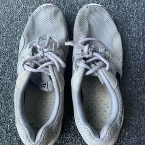 Mens Grey and Black Nike Tanjun Running Sneakers